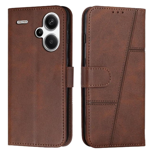 Funda Flip para FOXDOCK Xiaomi Redmi note 13 pro plus – Carcasa delgada y resistente a impactos con soporte para uso diario y profesional