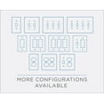 thumbnail image 6 of Franklin Brass W35248 PW C Classic Architecture Double Decorator Wall Plate Switch Plate Cover White, 6 of 6