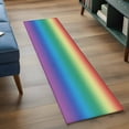 thumbnail image 3 of Area Rug 2x6ft Multicolor Rainbow Abstract Colored Gradient Area Rugs Washable Low Pile Floor Carpet for Bedroom, Ombre Art Non Slip Soft Rugs for Living Room Entryway Dining Room, 3 of 9