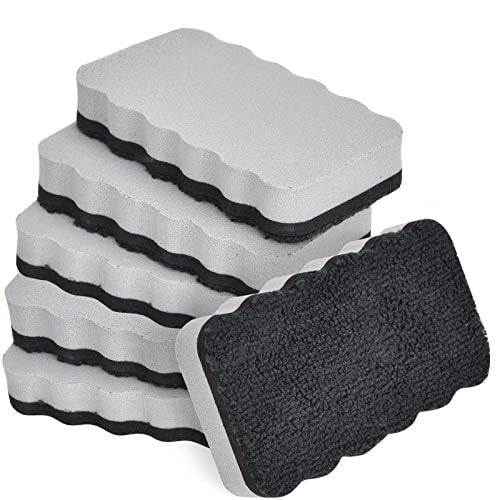 [3 Pack] Dry Erase Erasers, Browill Washable Smudge Free