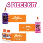 Elmer’s Fairy Dust Slime Kit, Creates Glitter Slime, Includes Liquid Glue and Slime Activator, 4 Count