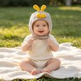 thumbnail image 6 of Mnyotv Baby Earflap Bonnet Hat Soft Warm 3D Cartoon Cap Infants Winter Hats for Boys Girls, 6 of 7