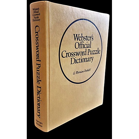 Pre-Owned Webster's Official Crossword Puzzle Dictionary (Hardcover) 0877790213 9780877790211