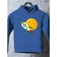thumbnail image 3 of Moon And Rocket Hoodie Toddler -Image by Shutterstock,  2 Toddler, 3 of 4