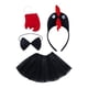 thumbnail image 5 of Conjunto de disfraz de pollo 3D, accesorios para niñas, falda de disfraz de animal para fiesta Negro, 5 of 9