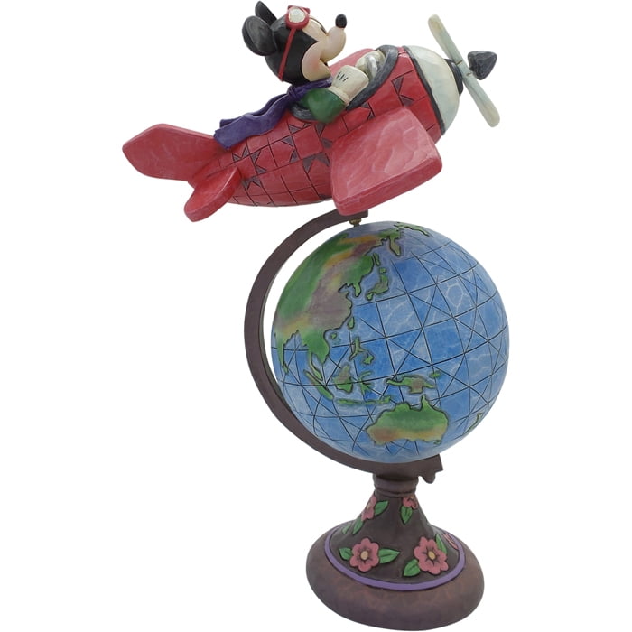 Jim Shore Disney Traditions Globetrotting Aviator Mickey Mouse Statue - Walmart.com - Walmart.com