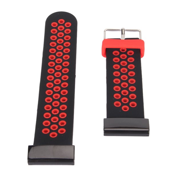 Sport Strap, 2 Color Breathable Silicone Bands Adjustable Replacement Wrist Band