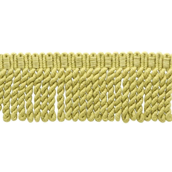 3" (7.5cm) Solid Woven Bullion Fringe Trim # BFS3,, Light Gold #B7 (Light Yellow Gold) Sold By The Yard (36"/3 ft/0.9m)