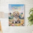 thumbnail image 2 of Welcome Spring Fairy Shih Tzu in Flower Meadow Vertical Matte Canvas Poster Lion Dog Lover Gifts Wall Art Home Decor - 13002, 2 of 5