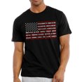 thumbnail image 2 of FLAGWIX USA Flag State Names T-shirt Patriotic 4th of July US Independence Day T-Shirt MLN3220TS, 2 of 6
