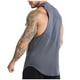 thumbnail image 5 of pstuiky Camiseta sin mangas para hombre, Camiseta deportiva sin mangas informal de color liso para hombre Camisas para hombres xl, 5 of 8