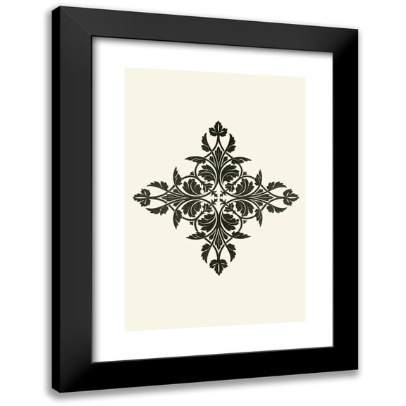 Christopher Dresser 11x14 Black Modern Framed Museum Art Print Titled - The Art of Decorative Design Pl29 (1862)