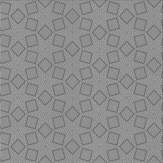 Ahgly Company Machine Washable Indoor Square Transitional Dark Gray Area Rugs, 5' Square