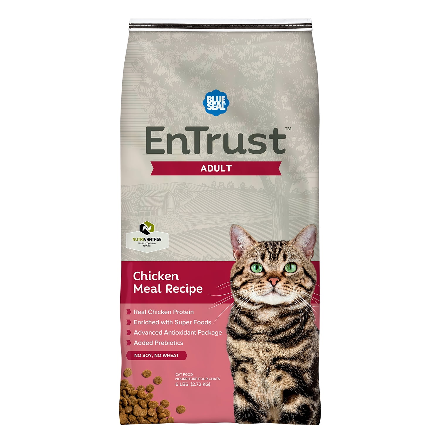 EnTrust Premium Adult Dog Food Chicken Meal and Barley Recipe 6lbs