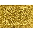 thumbnail image 1 of Ahgly Company Indoor Rectangle Abstract Yellow Modern Area Rugs, 2' x 4', 1 of 4