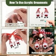 thumbnail image 2 of Bewildely Decoración navideña festiva de 24 piezas, transforma el hogar con adornos fáciles de usar, decoración del árbol de Navidad Kits de decoración para fiestas, 2 of 6