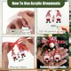 thumbnail image 4 of Wosthever Juego de adornos navideños de 6 piezas, impresionante exhibición de árbol, decoración fácil de árbol de Navidad, 24 pack/lote Kits de decoración para fiestas, 4 of 6