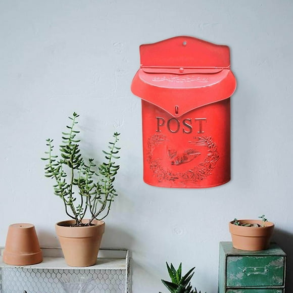 European Wall Mount Mailbox Keys Locking Mail Box Post Mail Box Letters Letter Box Home Decor