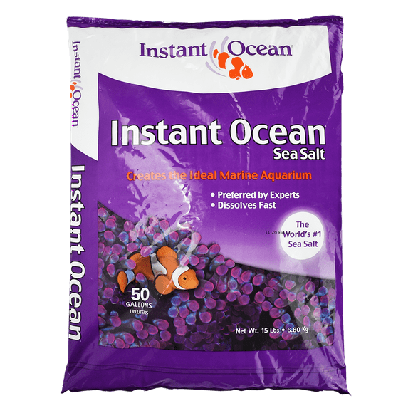 Sal Marina Instant Ocean para Acuario 189 L Libre de Nitratos y Fosfatos