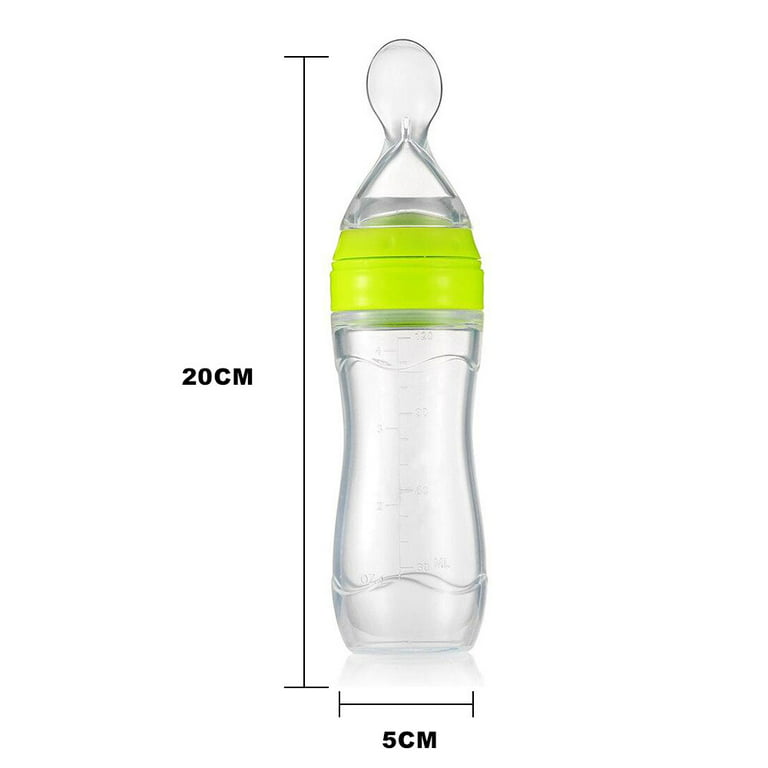 90ml Soft Silicone Baby Feeding Bottle, Healthy Silicone Squeeze