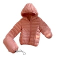thumbnail image 2 of Esho 2-7T Toddler Boys Girls Lightweight Solid Down Coats Hooded Puffer Jacket Coat Outwear, 2 of 4