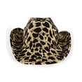 thumbnail image 4 of MUXiin Cowboy Hats for Kids Children's Animal Print Casual Style Denim Cap Suitable for Ages 5 10 for Stage Performances, 4 of 7