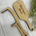 thumbnail image 6 of Dserhfy Bald Man's Comb Funny Wooden Toothless Comb Brush Bald Hair Joke White Elephant Gift Gag Gift for Bald Men, 6 of 7