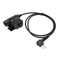 thumbnail image 4 of Adaptador de walkie talkie, adaptador de micrófono PTT, adaptador de auriculares PU, adaptador de micrófono PTT, probado profesionalmente, 4 of 12