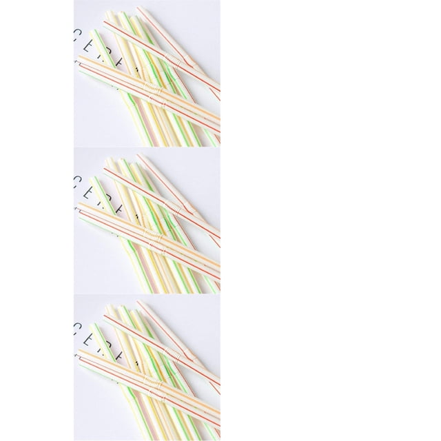 YWIYIUD 300PCS Colorful Portable BendableStraws Disposable DrinkingStraws Durable StripedStraw Suitable for Restaurants Cafes Homes Schools and Parties