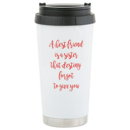 CafePress - A Best Friend Is - Stainless Steel Travel Mug, Insulated 16 oz. Coffee (Best Insulated Coffee Mug)