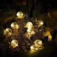 thumbnail image 3 of Guirnalda De Luces Solares Para Exteriores, 3,8 Metros, 10 Bombillas Blancas Cálidas, Cadena De Luces Led Para Jardines, Balcones, Fiestas, Bodas, Festivales Cateissary HA036990-00, 3 of 6