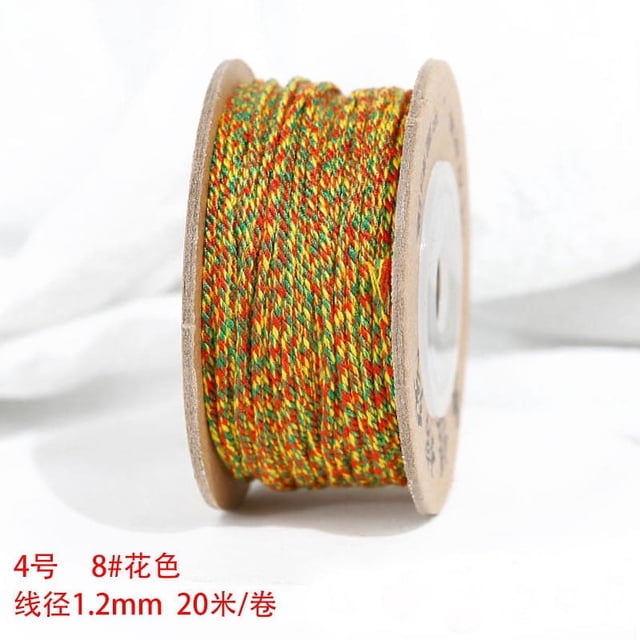 BRIGHTFUFU Pulsera de cuerda de algodón con borlas, pulsera de cuerda trenzada tejida para meditación y uso diario, pulsera ajustable con cuentas budistas.