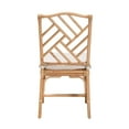 thumbnail image 5 of bali & pari Rio Rattan BOHO Dining Chair, Natural Brown, 5 of 10