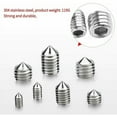 thumbnail image 3 of Hex Allen Head Metric Set Screw Assortment Kit, Stainless Steel Grub Set Screws For Wide Applications, Including Door Handles And Plumbing, Stored Neatly In A Durable Box, 3 of 5