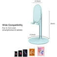 thumbnail image 2 of Phone Stand for Desk, Cell Phone Stand Adjustable Desk Phone Holder Tablet Holder Phone Dock (Blue), 2 of 5