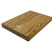 Exotic Zebrawood Electric/Bass Guitar Wood Body Blanks - Handcrafted for Precision and Style - 21" x 14" x 1-3/4" (2 Piece, Glued, Planed)