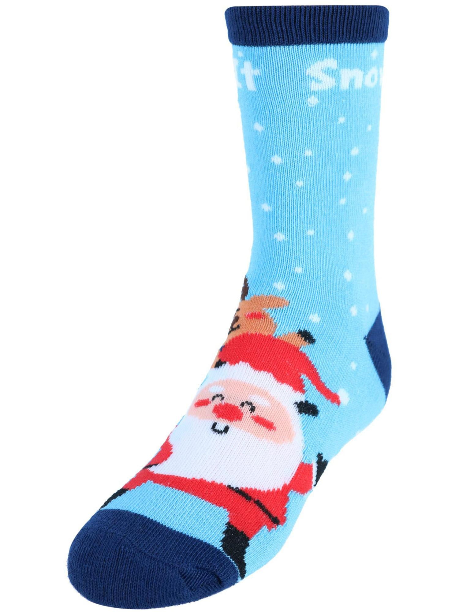 CTM Kids's Assorted Novelty Christmas Socks