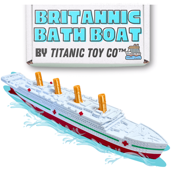 HMHS Britannic Bath Boat And Pool Toy By TitanicToyCo, RMS Titanic Toys For Kids, Historically Accurate Titanic Toy, Titanic Ship, Titanic Cake Topper, Titanic Figurine, Titanic Boat, Titanic Replica