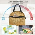 thumbnail image 4 of Fuzoiu Old Vintage Map Of Sea Print Insulated Lunch Bag for Women Men Large Reusable Lunch Box Adult Leakproof Portable Cooler Tote Bags for Work Picnic, 4 of 7