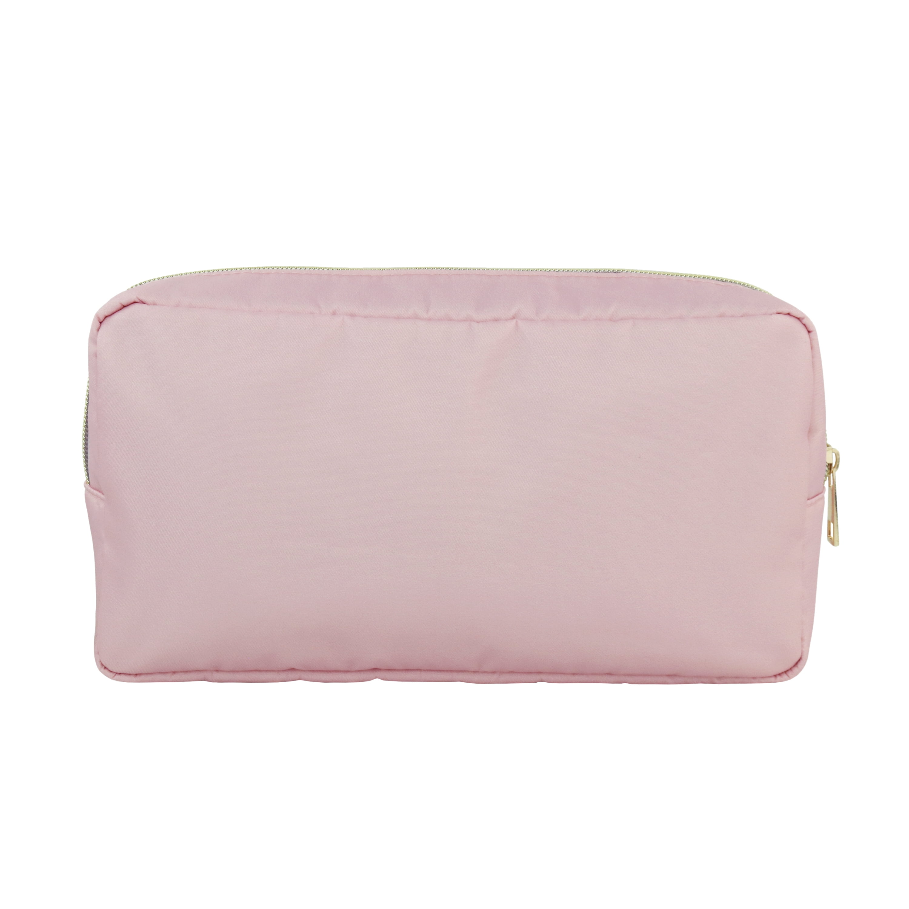 Hello Hobby Zippered Customizable Nylon Storage Bag, Medium, Pink