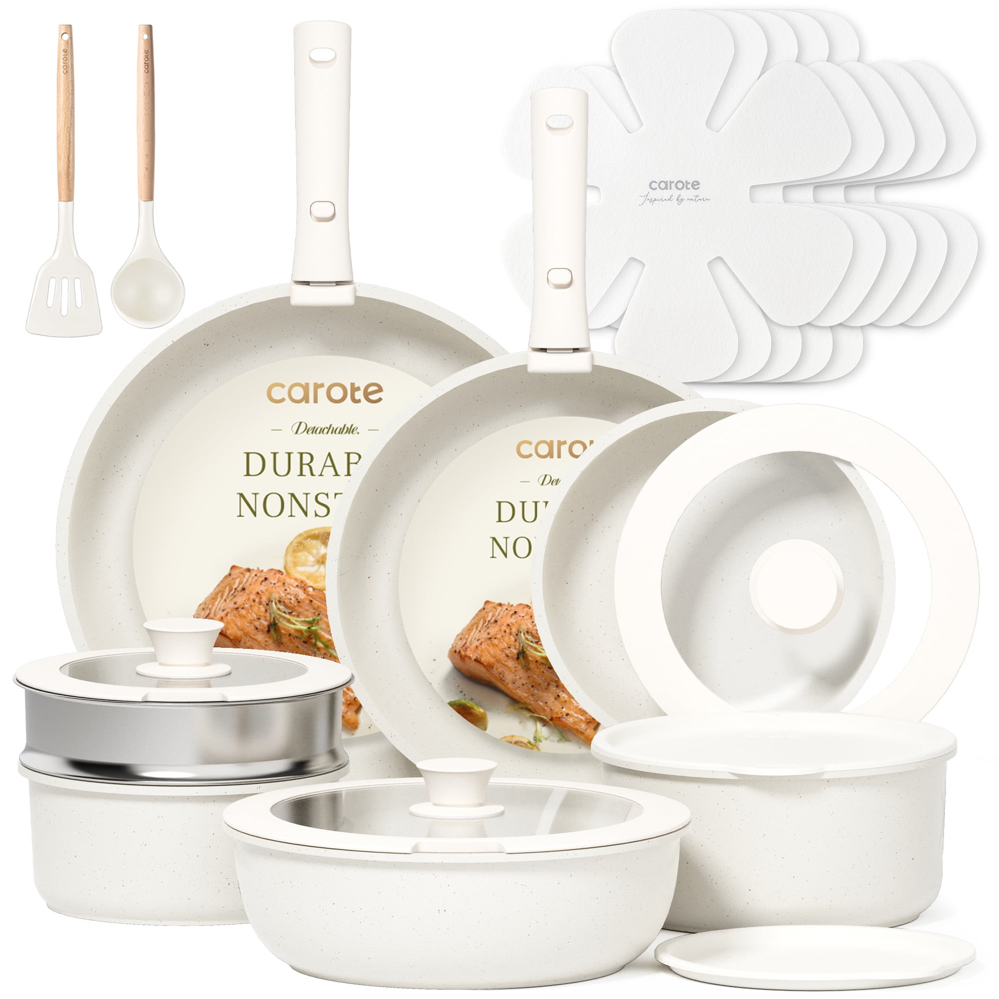 21-Piece white