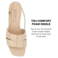 thumbnail image 3 of Journee Collection Womens Tabatha Tru Comfort Foam Low Covered Block Heel Sandals, 3 of 7