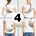 thumbnail image 6 of Fanny Pack Beige Christmas Tree Pattern Waist Pack Bag,Running Cross Bag,Waterproof Large Fanny Packs for Women Men for Travel Running Hiking Cycling, 6 of 6