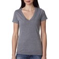 thumbnail image 2 of Next Level Women’s Triblend Short Sleeve Deep V, 2 of 2