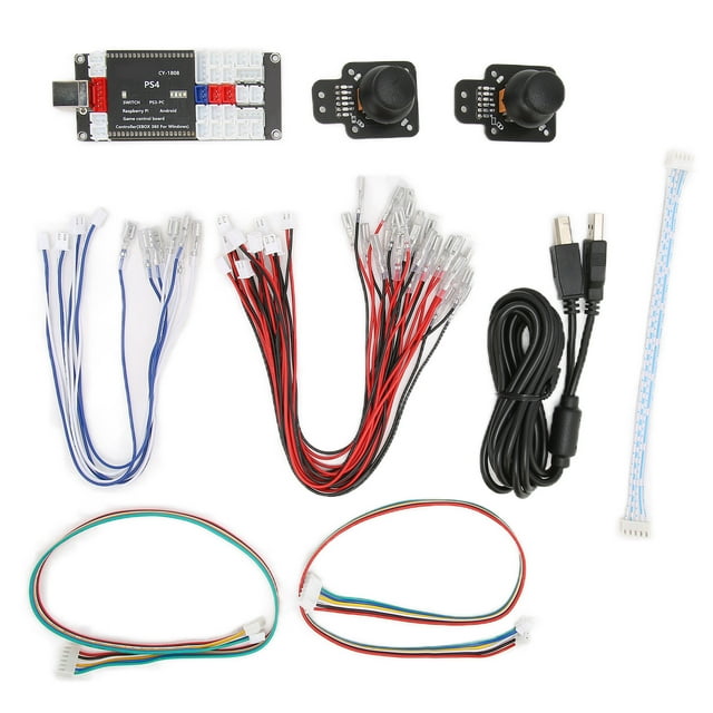 Codificador Arcade con Joystick Analógico, Codificador Arcade Sin Retardo Codificador USB Sin Retardo Codificador Arcade Meticulosamente Diseñado