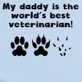 thumbnail image 2 of CafePress - My Daddy Is The Words Best Veterinarian Body Suit - Long Sleeve Cotton Baby Bodysuit, 2 of 4