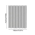 thumbnail image 3 of Aufmer Home Hotel Bathroom Partition Curtain Thickened Waterproof Fabric Privacy Isolation Drape Mildew Resistant Decorative Cover For Shower Room Toilet Daily Use, 3 of 6