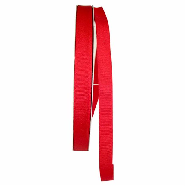 Reliant Ribbon 4900-065-03C 0.625 in. 100 Yards Grosgrain Style Ribbon, Red