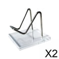 thumbnail image 1 of 2xCanicas Display Base Decor Metal Arm Display Stand Con Base Para Colecciones L, 1 of 8