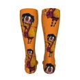 Coraline Unisex Long Knee Thigh Compression Crew Socks Men Women Casual